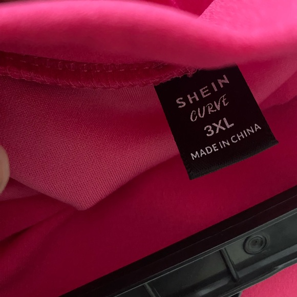 SHEIN CURVE - PINK PENCIL SKIRT - Picture 4 of 5